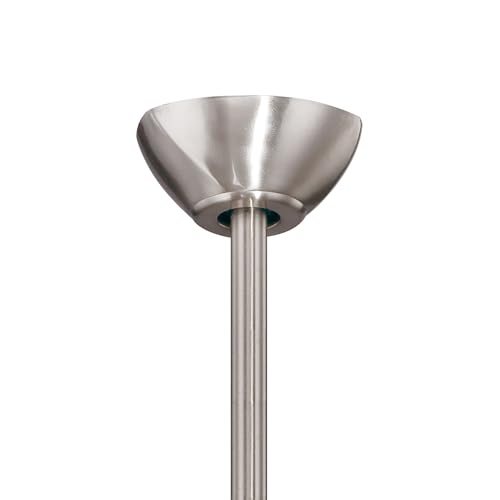 Minka-Aire F853-BN/AMP Aviation 60 Inch Ceiling Fan with DC Motor in Brushed Nickel Finish and Medium Maple Blades