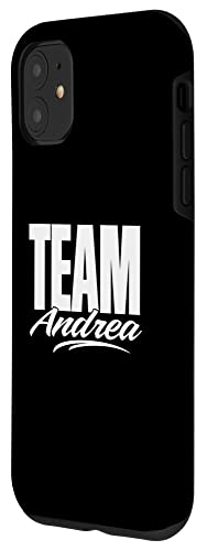 Iphone 11 Team Andrea Name, Cheer For Andrea Support Case #TOP1