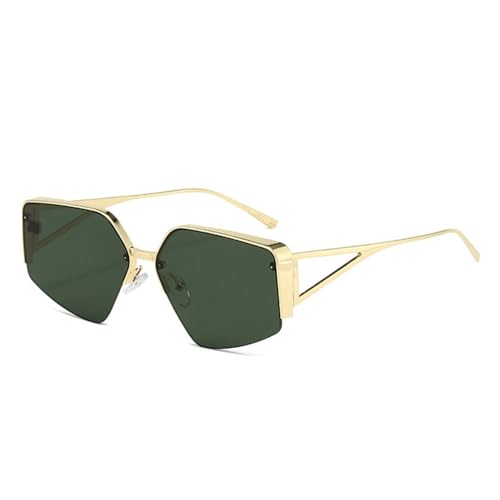 Lunettes de soleil œil de chat MUTYNE de style rétro et monture semi-métallique