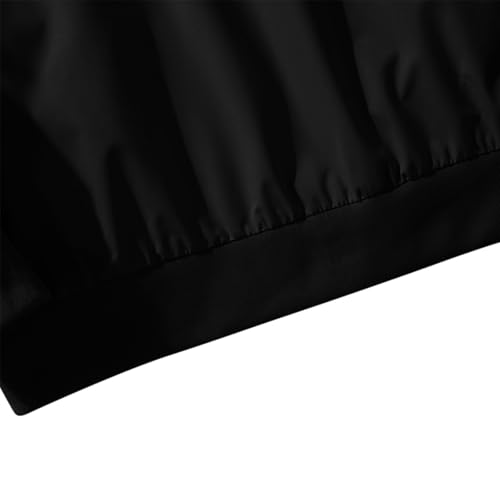 Mens Bomber Jacket Fall Spring Casual Light Jacket Teen Boys Stylish Full-Zip Bomber Coat Long Sleeve Travel Clothes3