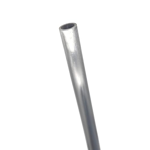 Leluo Tubo redondo de aluminio de 500 mm de longitud for construcción de andamios (3 mm, 4 mm, 5 mm, 6 mm y 8 mm) Edificios(9x1mm)