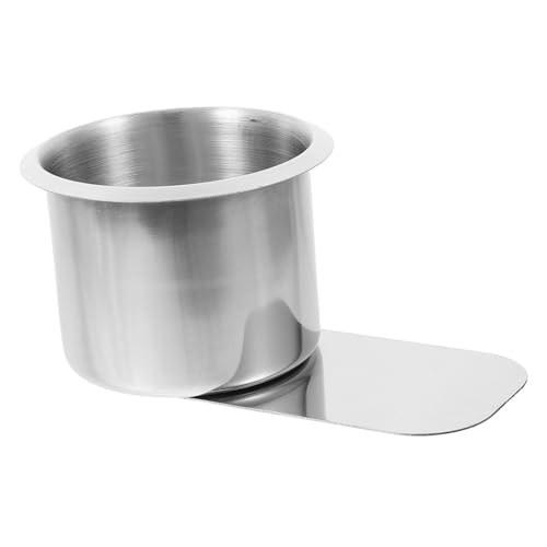 FONDOTIN Stainless Steel Drink Holder Cup Holder for Poker Table Gaming Table Cup Mount Cup Accessory Easy to Clean St