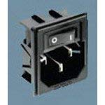 15CU10S1, Power Entry Module EMI/RFI Filtered PL 3 POS 250VAC 15A Switch ST 1 Port (5 Items)