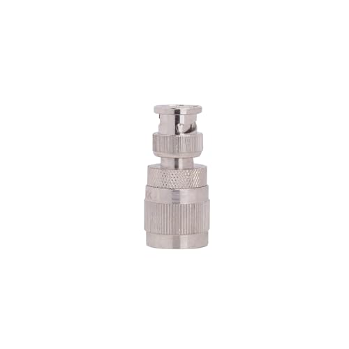 Image of MX N Male to TNC Male Adapter TNC to N Type RF Coaxial Cable Connector Durable and Secure Connection for RF Systems