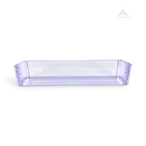 Image of Bottle Shelf Compatible with LG Single Door Refrigerator 215L / 235L / 240L / 270L | Part No: MAN619282 | Fridge Door Bottle Rack Replacement (Pack of 2) - Alix Apex (Pack of 2)