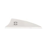 Bohning X Vane, 1.75" FITA, 3D, Target Vane, White, 100pk