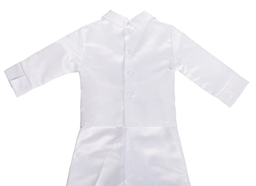 Lito Angels Baby Boys Christening Clothing Baptism Outfits with Bonnet Short Long Sleeve White Suit4