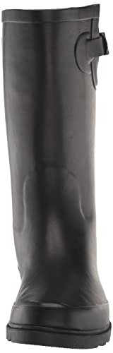Western Chief Women Solid Tall Waterproof Rain Boot, Black Matte, 8 #TOP1