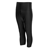 ZAYFA Men's Modest Swim Skin - Naval to Below Knee (UK, Alpha, XXL, Regular, Regular, Standard, Black)