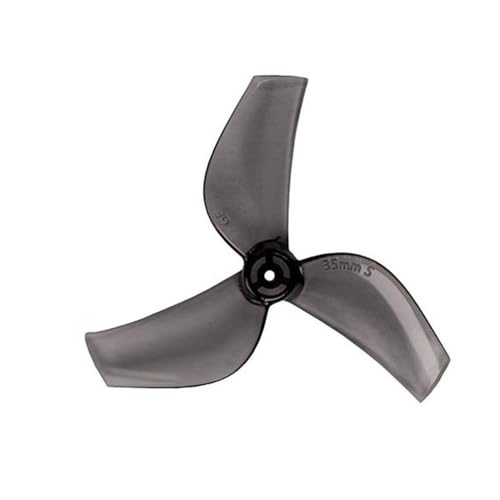 Hélice 35mm S-3 à 3 pales noire pour mini drone Whoop d'intérieur