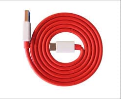 Image of LGOC Original 65W Fast Charging USB Type C Cable For OnePlus Nord 9Rt /2 /9 / 9R / 9 Pro (OnePlus USB To C Cable),Red