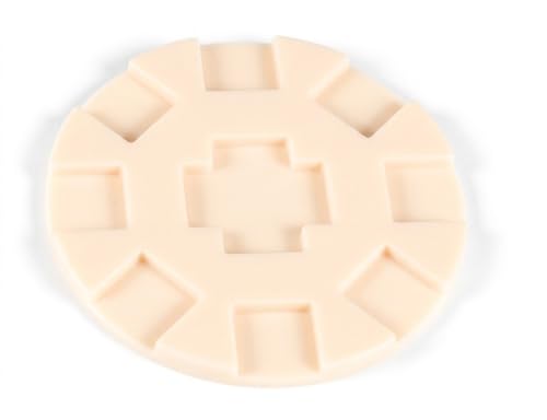 Centro Redondo de Tren para Juego de Mexican Train Domino