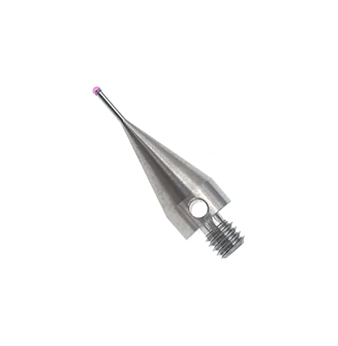 Image of Cmm Touch Probe Tips CMM Stylus for CMM Machine CNC Machine M4 Thread Shank 1mm Diameter Ruby Tip 20mm Long A-5000-7545