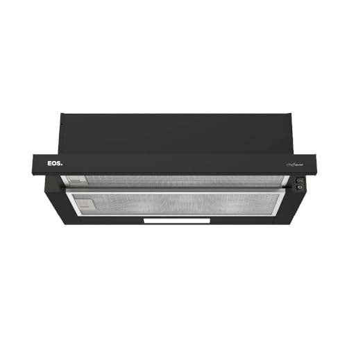 Depurador e Exaustor de Parede Eos 60cm Slim Retrátil Preto Eco60drp 110v