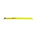 Starrett BR121014-20 Bi-Metal Unique Straight King Cut Fire, Rescue and Demolition Reciprocating Saw Blade, 0.050-inch Thick, 10-14 TPI, 12-inch Length x 3/4-inch Width, Fluorescent Yellow (Pack of 20)