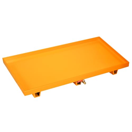 Plateau de Rangement étanche avec vidange pour stopper les fuites d'huile en garage et entrepôt