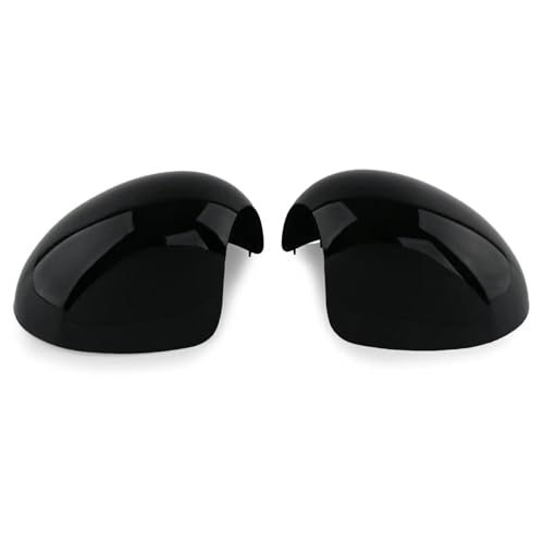 Coques rétroviseur noir brillant pour remplacer un capuchon rayé de Mini R56 R55