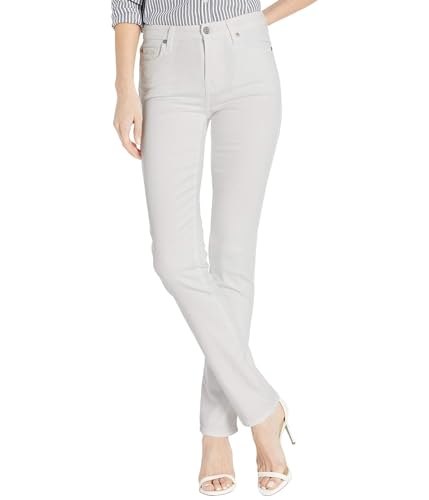 7 For All Mankind Kimmie Straight in Slim Illusion White