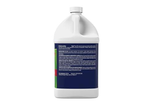 (4 Gallons) - Muriatic Acid for Swimming Pools & Spas, Removes Mortar from Bricks - 90% Low-Fume pH Stabilizer & Cleaner for Concrete & Masonry Surfaces, Clears Rust & Scale Build-Up - Ready to Use