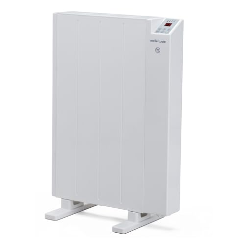 Mellerware - Emisor Térmico Bajo Consumo Comfy! 600W WIFI | Programable 3 Modos +Temp. Ajustable + Función Ventana Abierta | Temporizador | Radiador Eléctrico Potente| 10m2 | Google Home Alexa