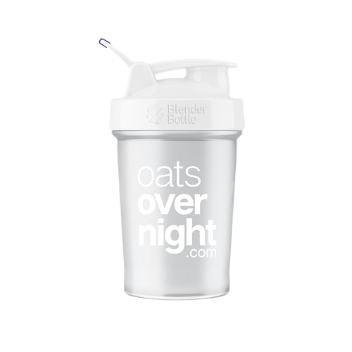 Image of Oats Overnight BlenderBottle - Shaker Cup with Secure Pop Cap & Fill Line, Dishwasher Safe - Mixing Cup, Protein Shakes, Oatmeal, Breakfast On-the-Go & Travel