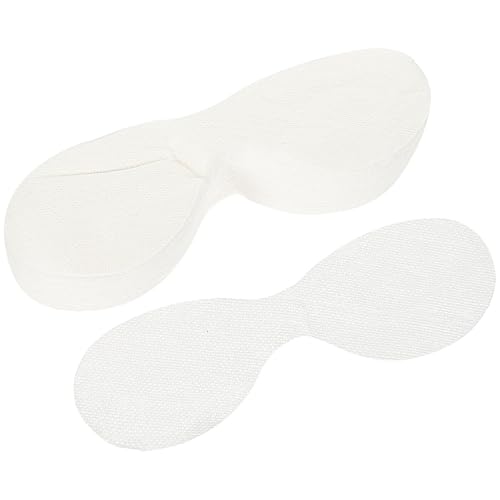 Healeved Desechables para Ojos 600 Unidades, Papel 100% Algodón, Parche Hidratante para Cuidado Facial, Película Transpirable para Spa y Ocular en Casa