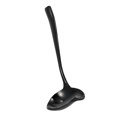 KICHOUSE Metal Gravy Ladle Long Handled Spoon for Sauce Soup Ladles for Serving Stainless Steel Dishwasher Safe