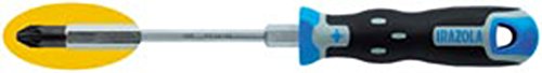 Bahco Irazola TECHNO+ Pozidriv Screwdriver Hexagonal No. 2 x 125 mm