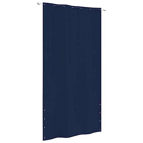vidaXL Balkon Sichtschutz Balkonbespannung Balkonverkleidung Windschutz Seitenmarkise Terrasse Sonnenschutz Blau 140x240 cm Oxford-Gewebe