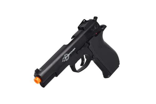 Firepower Soft Air Usa 45 Spring Airsoft Pistol With Metal Slide, Black, 328 Fps #TOP2