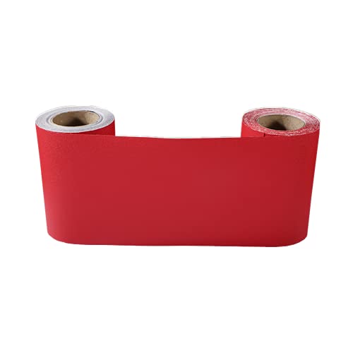 Cenefa para pared autoadhesiva roja soluciona juntas rebeldes borde impermeable mate 4