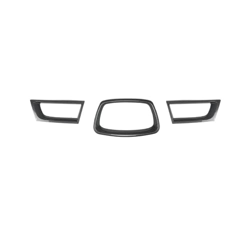 スバル インプレッサ GD 9TH 2006-2007 WRC WRX STI AT 3PCS カーフロントグリルインレットグリルフードメッシュボディキットチューニングアクセサリーパーツに適合(Carbon)