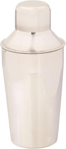 Winco 3-Piece Cocktail Shaker Set, 10-Ounce,Stainless Steel,Medium