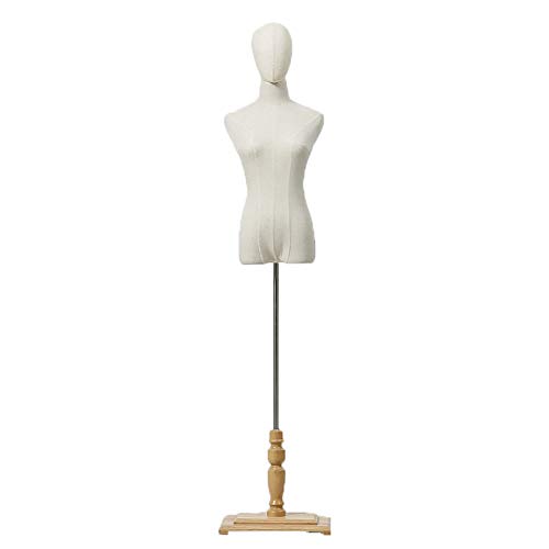 Female Dressmaking Mannequin Tailors Tailors Dummy Clothing Store Mannequins Dummy Model Students Mannequin with Wood Base Window Wedding Display Shelf
