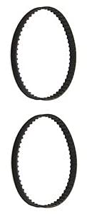 ALEVAK (new part) (2) Replacement Cogged Motor Drive Belts Compatible with Craftsman 2-989185-01 + Fits many other models