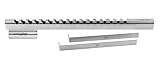 Accusize Industrial Tools 10mm Style D, H.S.S. Keyway Broach, Length of Cut: 1-6'', 2 Shims, 5001-0016