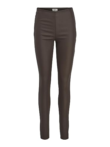 Leggings OBJBELLE pantalon stretch noir femme moulant élastique pour look décontracté