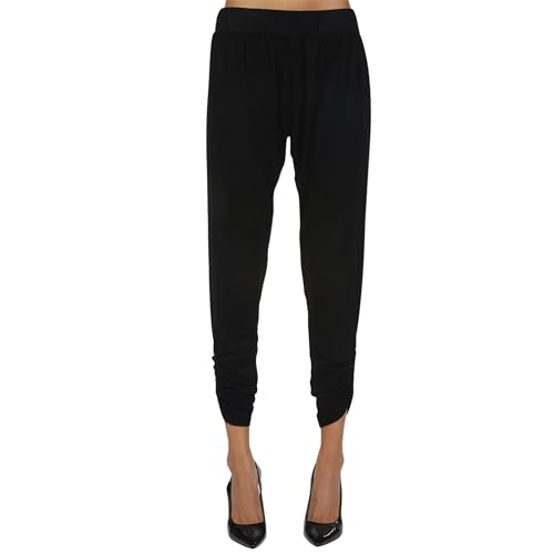 Michael Lauren Pablo Pant with Shirring, Ultra Soft Womens Pants, Work Pants, Made in LA (Black)3