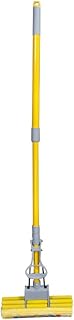 Horecano PVA - Mopa Trapeador Telescópica (125 x 27 cm, con cabezal intercambiable), color amarillo