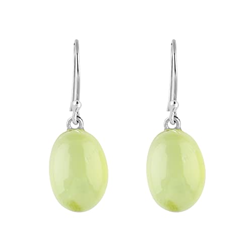 Natural Prahnite Gemstone Earrings...