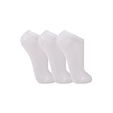 Kit 3 meias cano curto esportiva, Trifil, Adulto Unissex, Branco, 39-43