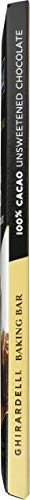 Ghirardelli Premium 100% Cacao Unsweetened Chocolate Baking Bar, 4 Oz Bar #TOP5