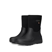BOGS Kids York Seamless Black Waterproof Wellie Boots 73464 (Black, UK Footwear Size System, Big Kid, Numeric, Medium, 5)