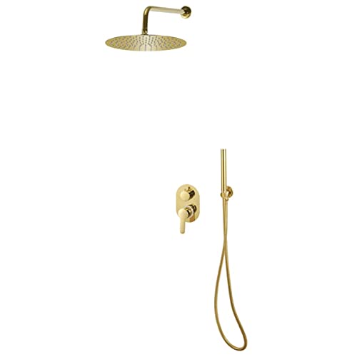 Système de douche or contre la fatigue avec jets hydromassants en acier inoxydable LWX