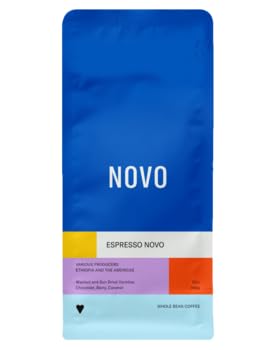 Novo Coffee "Denargo (Formerly Espresso Novo)" Medium Roasted Whole Bean Coffee - 5 Pound Bag