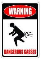 3pcs Warning dangerous gasses funny hard hat/helmet vinyl decal sticker