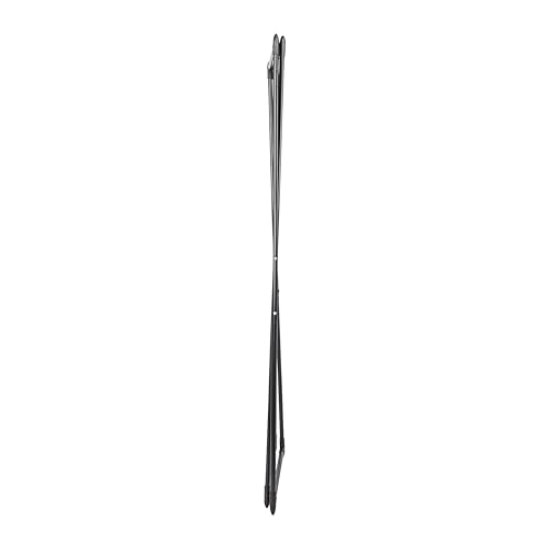 Image of Household Essentials Valet Folding Clothes Rack, Strong Metal X-Frame, Chic Design, Great for Guest and Dressing Rooms, Portable and Easy to Use, Folds Flat, Black