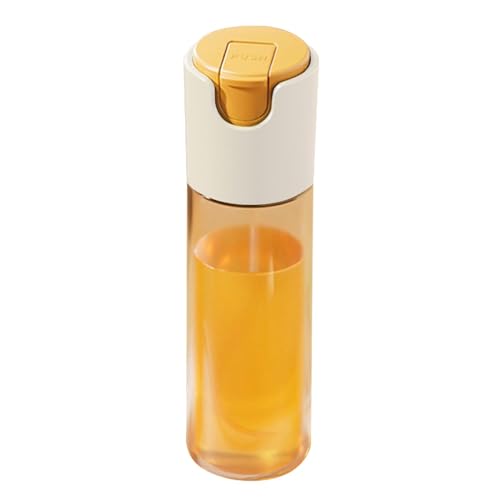 Botella Dispensadora de Aceite de Oliva, Dispensador de Aceite y Pulverizador de Aceite | Botella de aceite de vidrio para cocina | Botella de aceite de vidrio para rociar y verter en la cocina, para