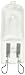 Eiko JCD130V75WG9/F 130V 75W T4 G9 Base Frosted,