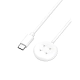 Google Pixel Watch 3 / Pixel Watch 2 / Fitbit Versa 4 / Sense 2 用 充電ケーブル 充電器 KONXISA 1m長さ 磁気充電 Type-Cコネクタ 高耐久 軽量 小さい 持ち運び便利 スマートウォッチアクセサリー（ホワイト）